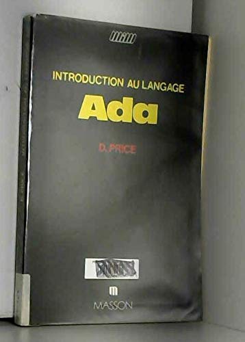 Introduction au langage Ada (9782225807817) by Price