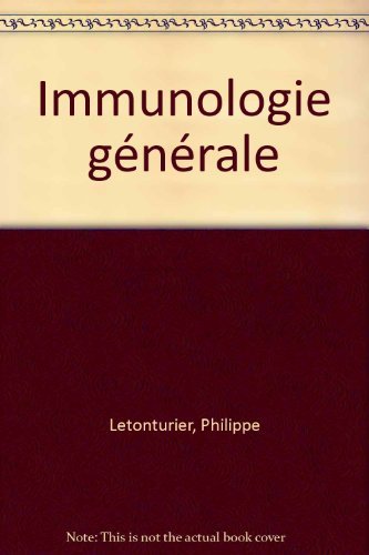 9782225808531: Immunologie gnrale