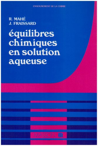 9782225813238: quilibres chimiques en solution aqueuse