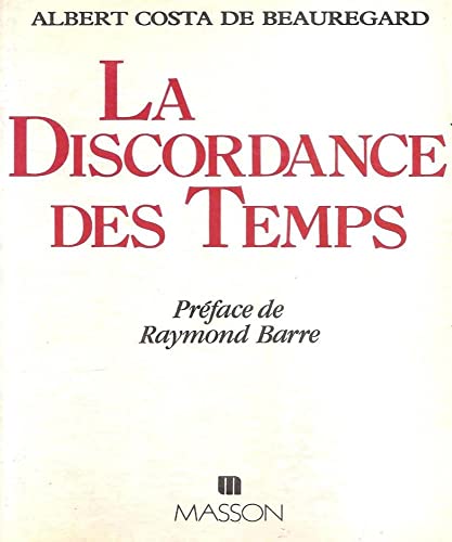 Beispielbild fr La Discordance Des Temps zum Verkauf von RECYCLIVRE