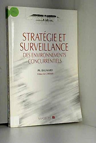 Beispielbild fr Stratgie et surveillance des environnements concurrentiels zum Verkauf von medimops