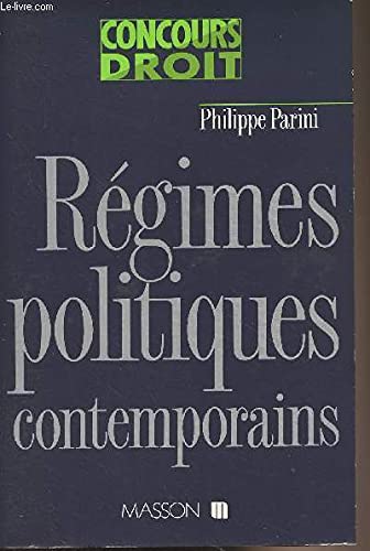 9782225824456: Rgimes politiques contemporains