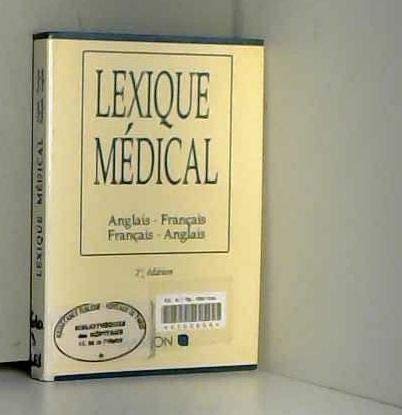 9782225825552: Lexique mdical anglais-franais, franais-anglais