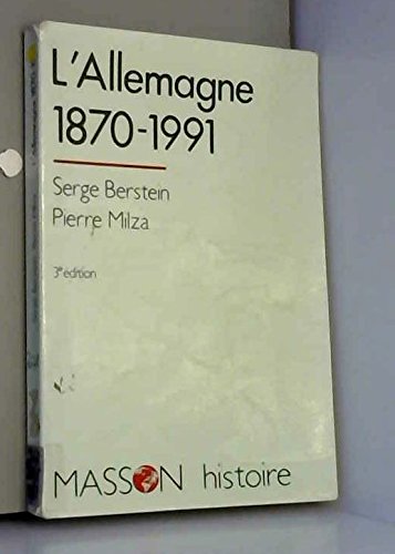 Beispielbild fr L'Allemagne 1870-1991 zum Verkauf von ARTLINK