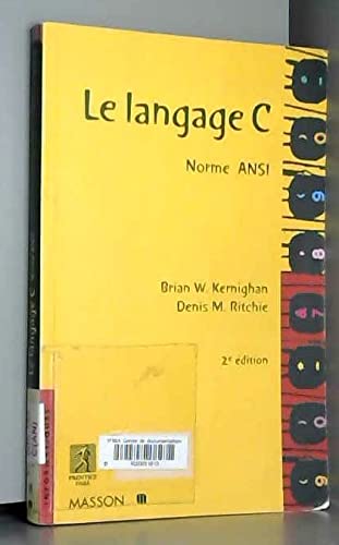 9782225830358: Le Langage C. Norme Ansi, 2eme Edition