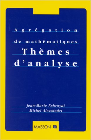 9782225830808: Thmes d'analyse