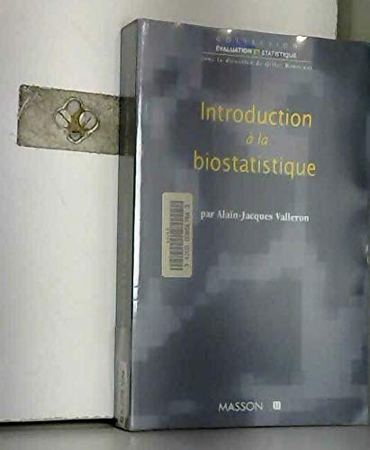 Beispielbild fr Introduction  la biostatistique zum Verkauf von WorldofBooks