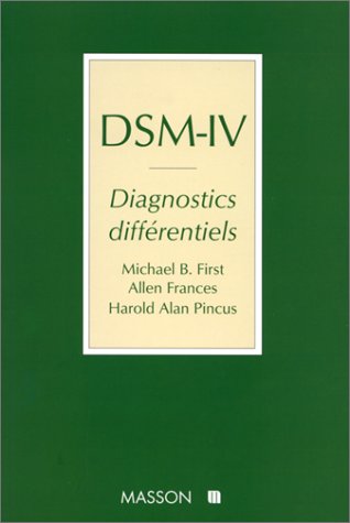 9782225833212: DSM-IV, diagnostics diffrentiels