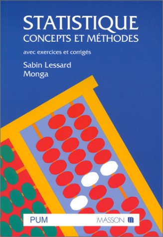 Beispielbild fr Statistique : concepts et mthodes zum Verkauf von Better World Books