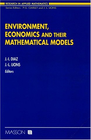 Imagen de archivo de Environment, economics and their mathematical models a la venta por Ammareal