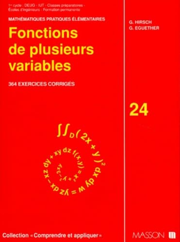 9782225845819: Fonctions De Plusieurs Variables. 364 Exercices Corriges
