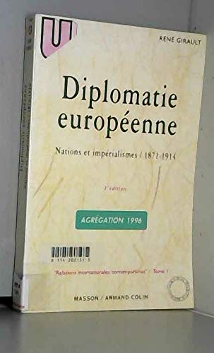 Beispielbild fr Diplomatie europenne zum Verkauf von A TOUT LIVRE