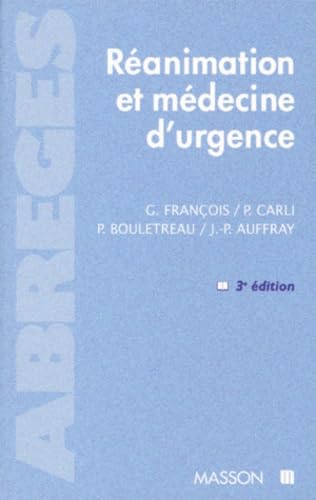 Imagen de archivo de Ranimation et mdecine d'urgence a la venta por Ammareal