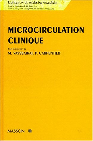 Beispielbild fr Microcirculation clinique zum Verkauf von Ammareal