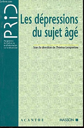Beispielbild fr Les Dpressions Du Sujet g zum Verkauf von RECYCLIVRE