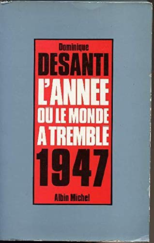 Beispielbild fr L' Anne ou le Monde a Trembl, 1947 zum Verkauf von Ammareal