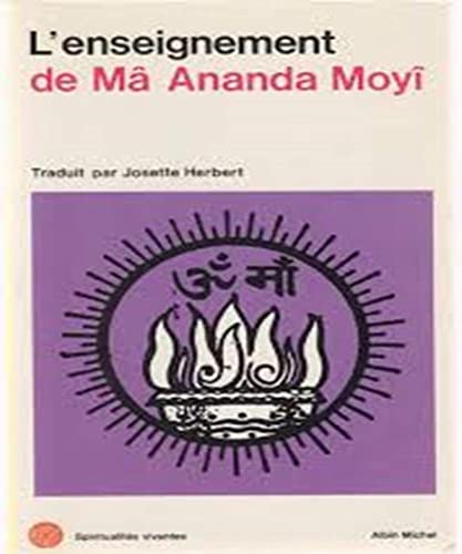 Beispielbild fr L'Enseignement de M Ananda Moy zum Verkauf von medimops
