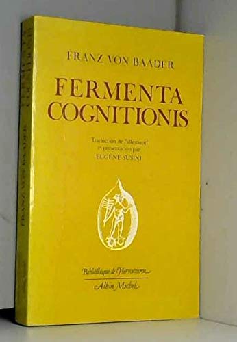 Beispielbild fr Fermenta cognitionis zum Verkauf von medimops
