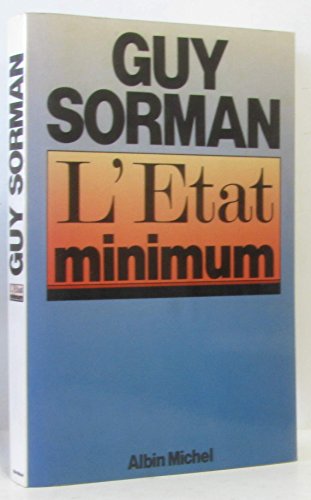 Beispielbild fr L'Etat minimum zum Verkauf von Ammareal