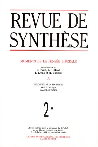 Revue de Synthèse N°2