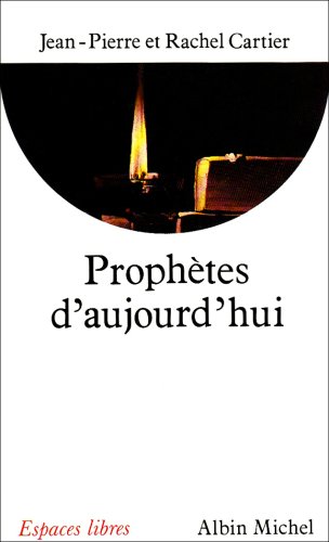 Stock image for Prophtes d'aujourd'hui for sale by Ammareal