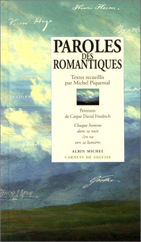 Stock image for Paroles des romantiques for sale by Ammareal