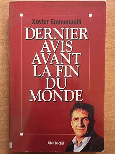 Stock image for Dernier avis avant la fin du monde for sale by Librairie Th  la page