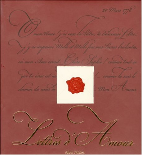Beispielbild fr Lettres d'Amour (French Edition) zum Verkauf von Better World Books