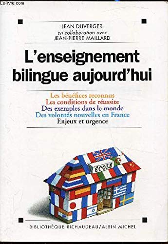 Beispielbild fr L'enseignement bilingue aujourd'hui (Bibliotheque Ri) zum Verkauf von medimops