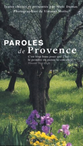 Stock image for Paroles provenales for sale by Ammareal