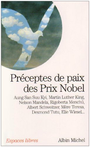 9782226191366: Préceptes de paix des prix Nobel (Espaces libres)