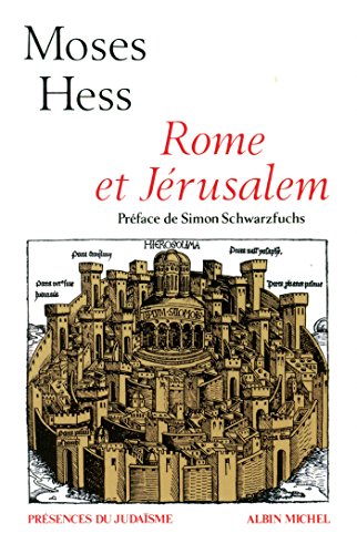 9782226252227: Rome et Jrusalem: La dernire question des nationalits, lettres et notes (A.M. PR.JUDA.)