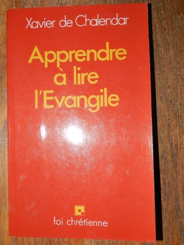 Stock image for Apprendre  lire l'vangile for sale by Ammareal