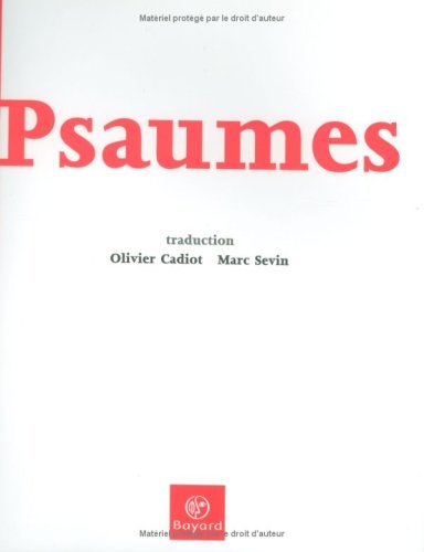 9782227471184: Psaumes