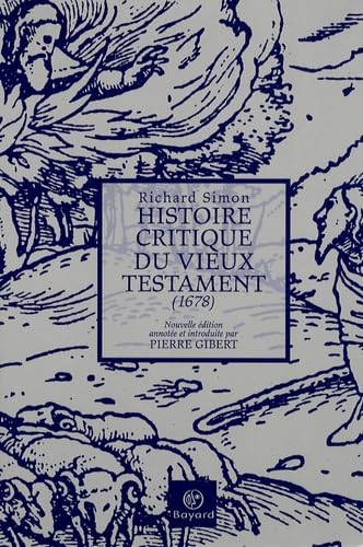 9782227478039: Histoire critique du Vieux Testament: Suivi de Lettre sur l'inspiration