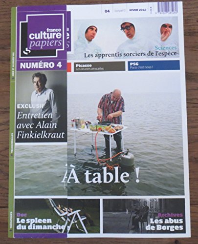 Beispielbild fr France Culture Papiers, N 4, Hiver 2012 : zum Verkauf von Ammareal