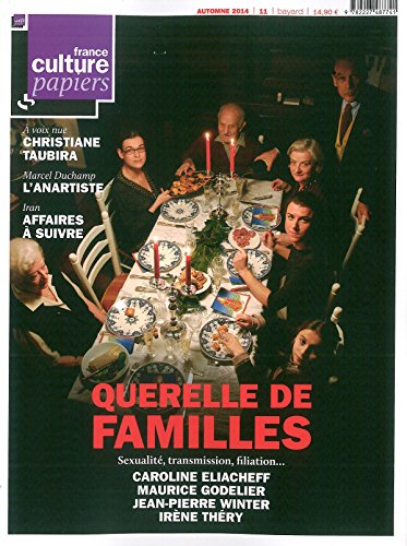 Beispielbild fr France Culture Papiers, N 11 Automne 2014 : Querelle de familles zum Verkauf von medimops