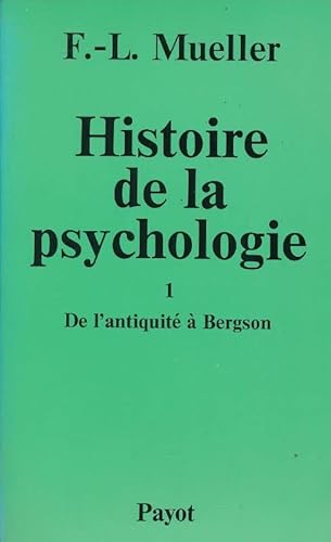 Imagen de archivo de Histoire de la psychologie a la venta por A TOUT LIVRE