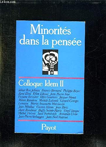 Stock image for Minorites Dans La Pensee: Colloque Idem II, Namur, Mai 1978 for sale by ThriftBooks-Dallas