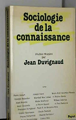 Sociologie De La Connaissance: etudes