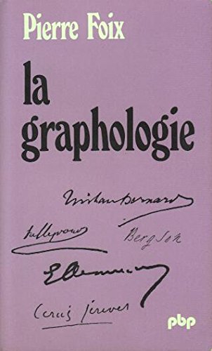 Stock image for La graphologie for sale by A TOUT LIVRE