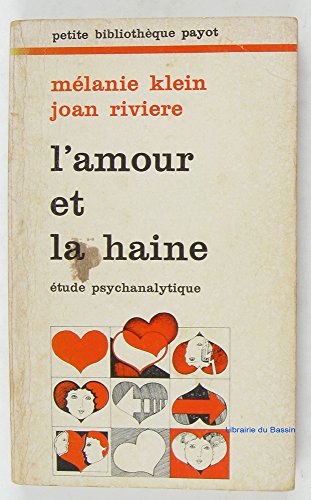 Stock image for L'amour et la haine Etude psychanalytique for sale by medimops