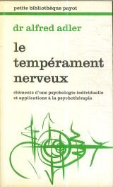 Beispielbild fr LE TEMPERAMENT NERVEUX zum Verkauf von Librairie La cabane aux bouquins