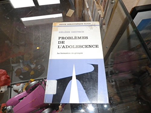Imagen de archivo de Problmes de l'adolescence. a la venta por Mli-Mlo et les Editions LCDA