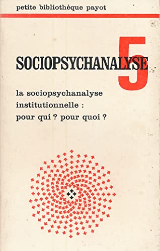 Imagen de archivo de Sociopsychanalyse. a la venta por secretdulivre