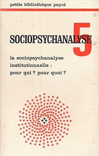 Stock image for Sociopsychanalyse. for sale by secretdulivre