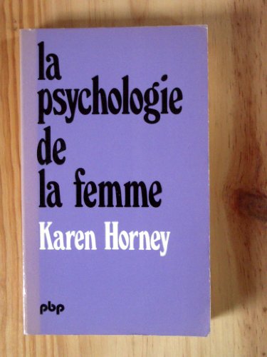 Beispielbild fr La psychologie de la femme zum Verkauf von medimops