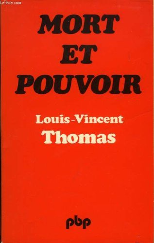 Stock image for MORT ET POUVOIR for sale by Librairie rpgraphic