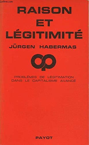 Beispielbild fr Raison Et Legitimite zum Verkauf von T. A. Borden Books