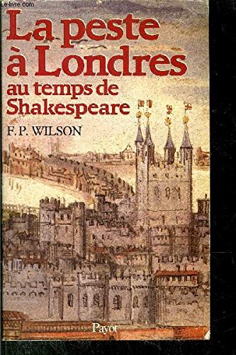 La peste à Londres au temps de Shakespeare